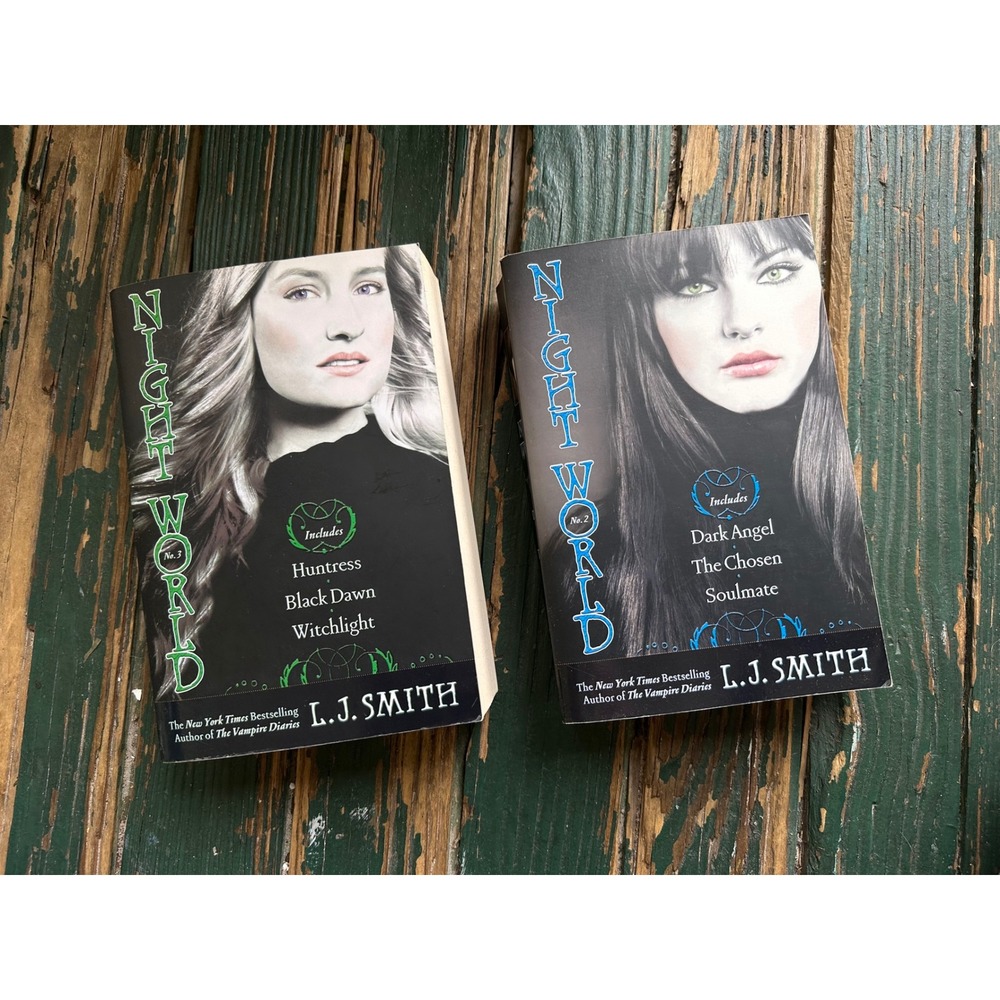 Night World LJ Smith Paperback Book Lot Vol 2 3 Vampire Diaries Author YA Book